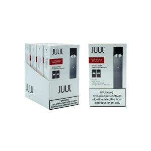 JUUL STARTER KIT VIRGINIA TOBACCO 5% WITH 2PK -BOX OF 4