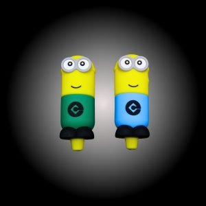 3.5'' SILICON MINION DESIGN HAND PIPE 7CT JAR