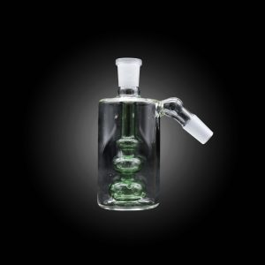 5'' HONEY COMB PERC 14MM 45D ASH CATCHER GREEN