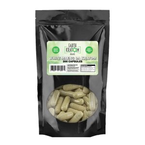 EARTH KRATOM 300CT CAPSULE WHITE MAENG DA