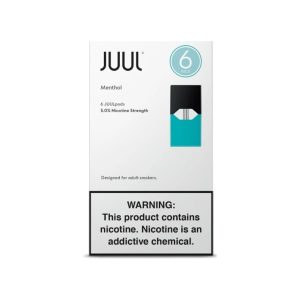 JUUL PS 5% MENTHOL 6CT PACK -BOX OF 4