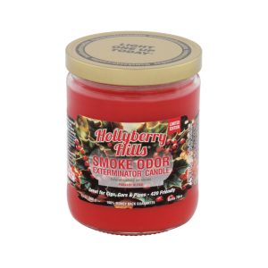 TOP SMOKE ODOR CANDLE 13OZ HOLLYBERRY HILLS