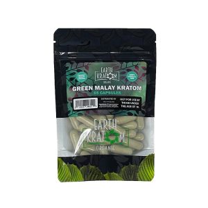 EARTH KRATOM 65CT CAPSULE GREEN MALAY