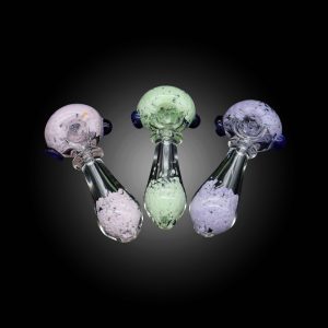 4.5'' GOLD SILVER FUME NEON HEAD TUBE MIX COLOR HAND PIPE 7CT JAR