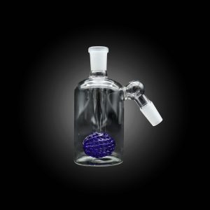 5'' HONEY COMB PERC 14MM 45D ASH CATCHER BLUE