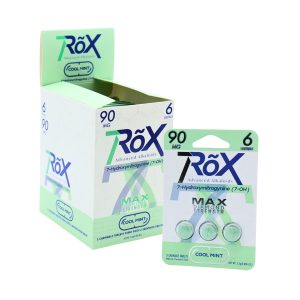 7ROX 7-HYDROXY TABLETS COOL MINT (30MG PER TAB) 3CT PACK -BOX OF 10 PACK