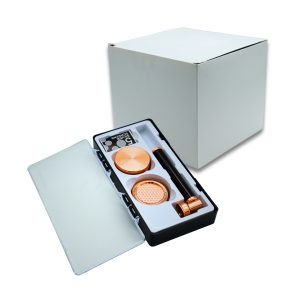 D&K 3.5'' METALLIC PIPE WITH 3PART 40MM GRINDER & SCREEN 12CT DISPLAY (DK7161)