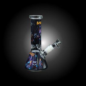 8'' X-MINI THE BAD GUYS PRINTED BEAKER WATER PIPE -E