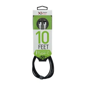 XPRESS GEAR 10 FEET CABLE TYPE-C TO TYPE-C (QUICK CHRGING CABLE MAX 50W) -7492