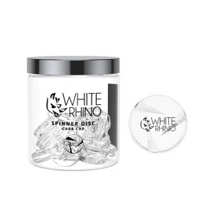 WHITE RHINO SPINNER DISC CARB CAP 20CT JAR (WRG8014)