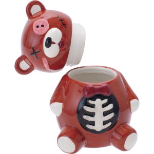 FUJIMA 4.5'' ZOMBIE SCARE BEAR STORAGE JAR (LSJ23)
