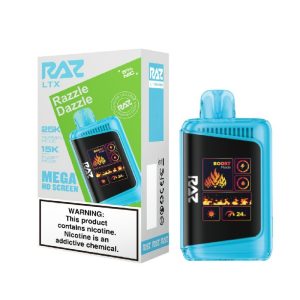 RAZ DISPOSABLE LTX25000PF RAZZLE DAZZLE -BOX OF 5 (15000PF BOOST MODE)