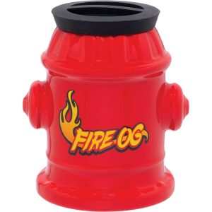FUJIMA 5'' LARGE FIRE OG FIRE HYDRANT CERAMIC STASH JAR (LSJ14)