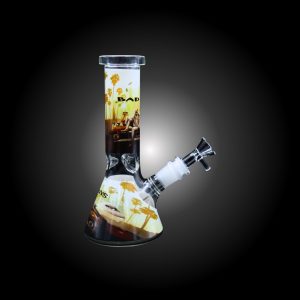 8'' X-MINI THE BAD GUYS PRINTED BEAKER WATER PIPE -D