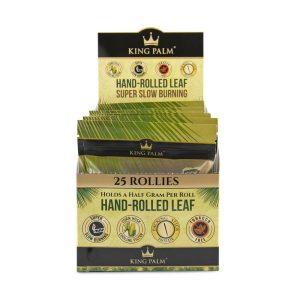 KING PALM ROLLIE (HALF GRAM EACH) 25CT POUCH -BOX OF 8 POUCHES