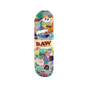 RAW SKATE BOARD DECK COLLAGE ART PCS