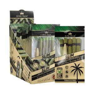 KING PALM 5 SLIM ROLLS (1.5GM EACH) 5CT POUCH -BOX OF 15 POUCHES