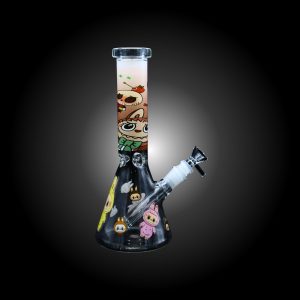10'' LBUBU PRINTED BEAKER WATER PIPE -D