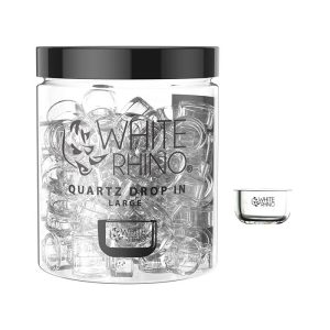 WHITE RHINO QUARTZ DROP IN LARGE 18MM 100CT QD1002