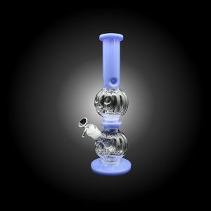 13'' DOUBLE PUMKING HALLOWEEN WATER PIPE SKY BLUE