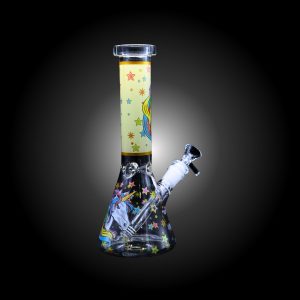 10'' UNICORN PRINTER BEAKER WATER PIPE -A
