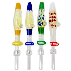 ALPHA GLASS NECTAR COLLECTOR MIXED COLOR 10CT JAR