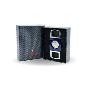 LOTUS VERONA CIGAR CUTTER BLUE & CHROME