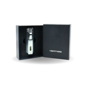 VERTIGO PARAGON SINGLE TORCH LIGHTER CHROME