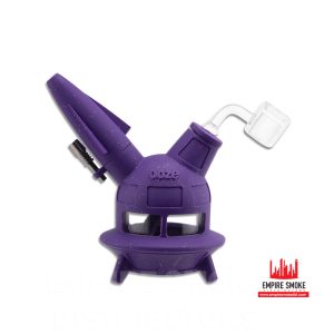 OOZE UFO SILICONE WATER PIPE & NECTAR COLLERCTOR - SHIMMER PURPLE