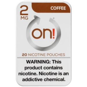 ON NICOTINE POUCHES COFFEE 2MG-PACK OF 5