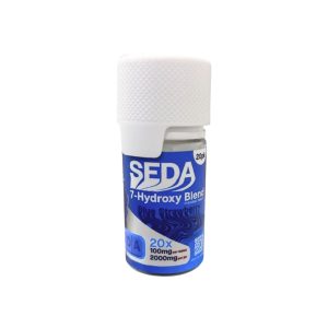SEDA 7-HYDROXY TABLET (100MG PER TAB- TOTAL 2000MG) BLUE STRAWBERRY -20CT JAR