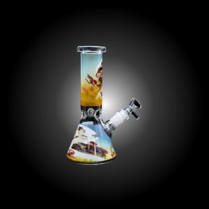 8'' X-MINI THE BAD GUYS PRINTED BEAKER WATER PIPE -A
