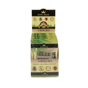 KING PALM 5 ROLLIES (0.5G EACH) 5CT PACK -BOX OF 15 POUCHES