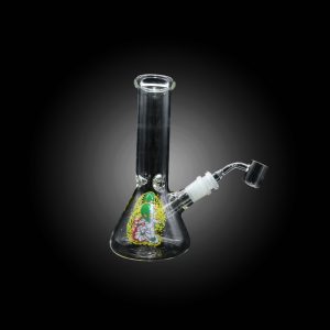 8'' PRINTED BEAKER WATER PIPE ALIEN