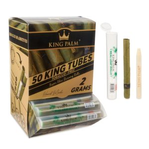 KING PALM 50 KING TUBES (2GM EACH) -BOX OF 50 TUBES