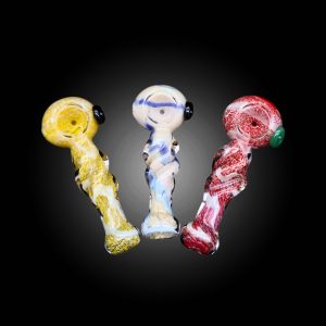 3.5'' DUST TWISTED BODY MIX COLOR HAND PIPE 15CT JAR