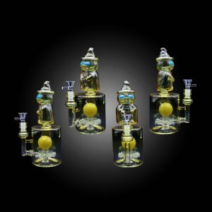 9” COLORFUL JACK-O-LANTERN WATERPIPES