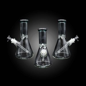 10” CRYSTAL CLEAR BEAKER WATER PIPES
