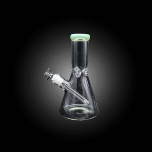 10'' CRYSTAL CLEAR BEAKER WATER PIPE MILKY GREEN
