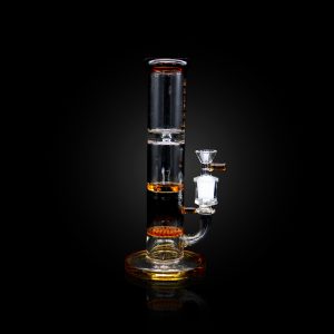 ALPHA 10'' TRIPLE CHAMBER WITH HONEY COMB PERC GOLD