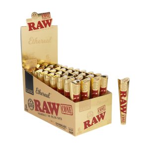 RAW CONE CLASSIC ETHEREAL 1.25 - 6 CONES PER PACK 32 PACK PER BOX