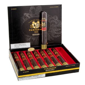 PARTAGAS BLACK LABEL CYRSTAL TUBO (5.5 X 50) BOX OF 8