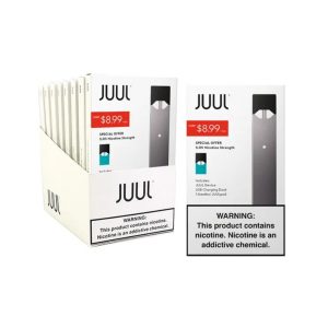 JUUL STARTER KIT MENTHOL 5% WITH 1PK -BOX OF 4
