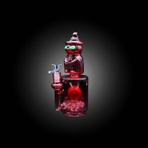 9'' COLORFUL JACK-O-LANTERN WATERPIPE RED