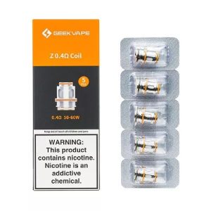 GEEK VAPE Z SERIES Z0.4OHM COIL 50-60W 5PCS PACK