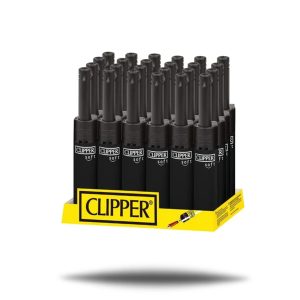 CLIPPER LIGHTER MINI TUBE BLACK -24CT DISPLAY