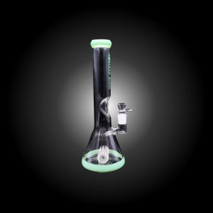 15'' URBAN GLASS CYLINDER TUBE PERCULATOR WATER PIPE JADE GREEN