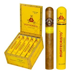 MONTECRISTO CLASSIC COLLECTION EL CONDE TUBE (52X6) BOX OF 15