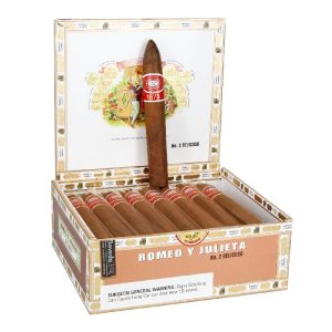 ROMEO Y JULIETA 1875 NO.2 BELICOSO (52 X 6 1/8) BOX OF 25