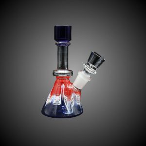 5'' MINI WATER PIPE BEAKER BLUE